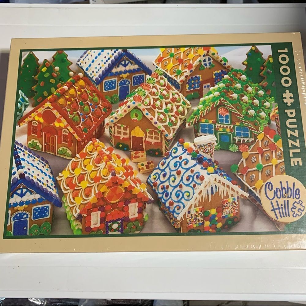 Cobble Hill Gingerbread House Puzzle Winter Christmas NWT Sealed
